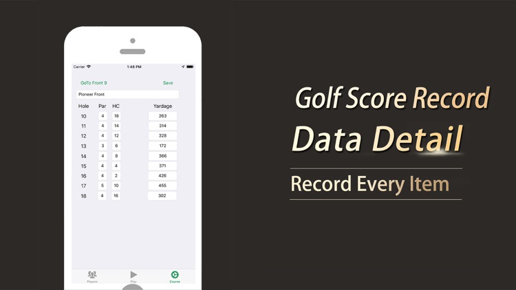 GolfScoreRecord screenshot-3