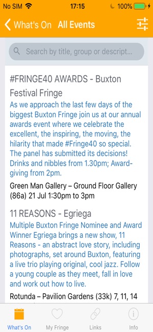 Buxton Fringe App(圖2)-速報App