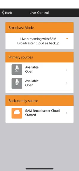 Game screenshot SAM Broadcaster Cloud apk