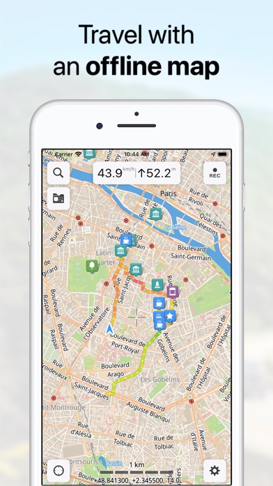 Galileo Offline Maps Pro Screenshot 1