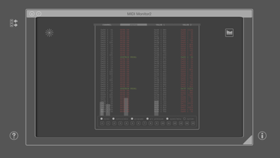MIDI SWEET: MIDI Monitor2 (AU) screenshot 2