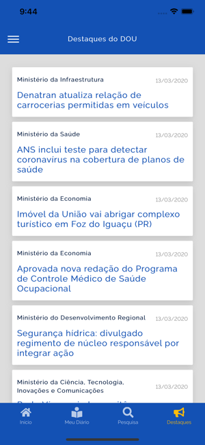 Diário Oficial da União (DOU)(圖7)-速報App