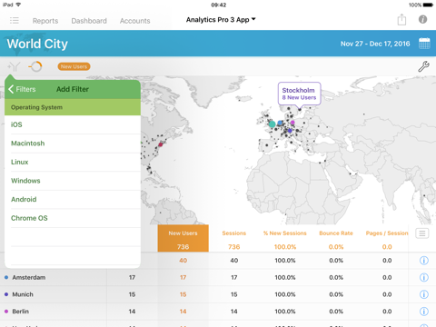 Analytics Pro 3 - náhled