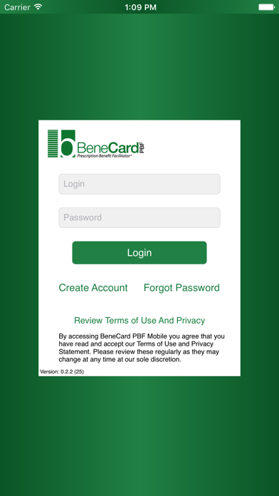 How to cancel & delete BeneCard PBF from iphone & ipad 1