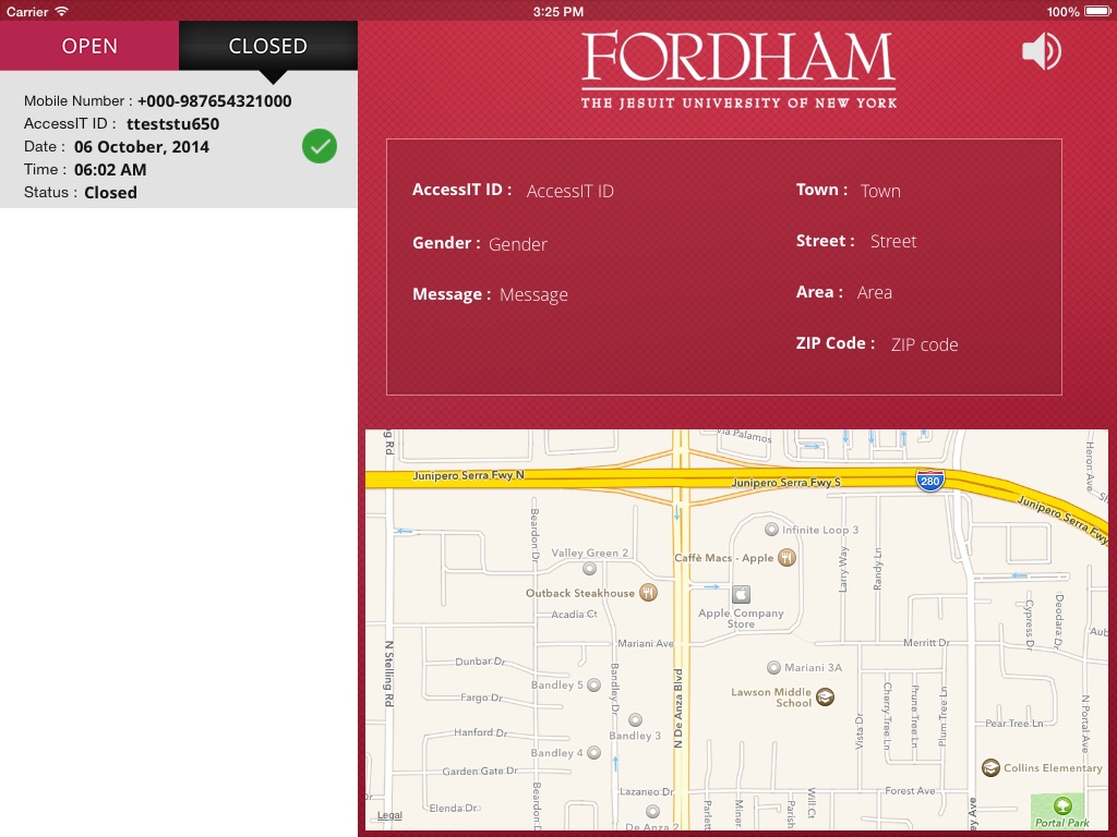 Fordham-SafeappAdmin screenshot 4
