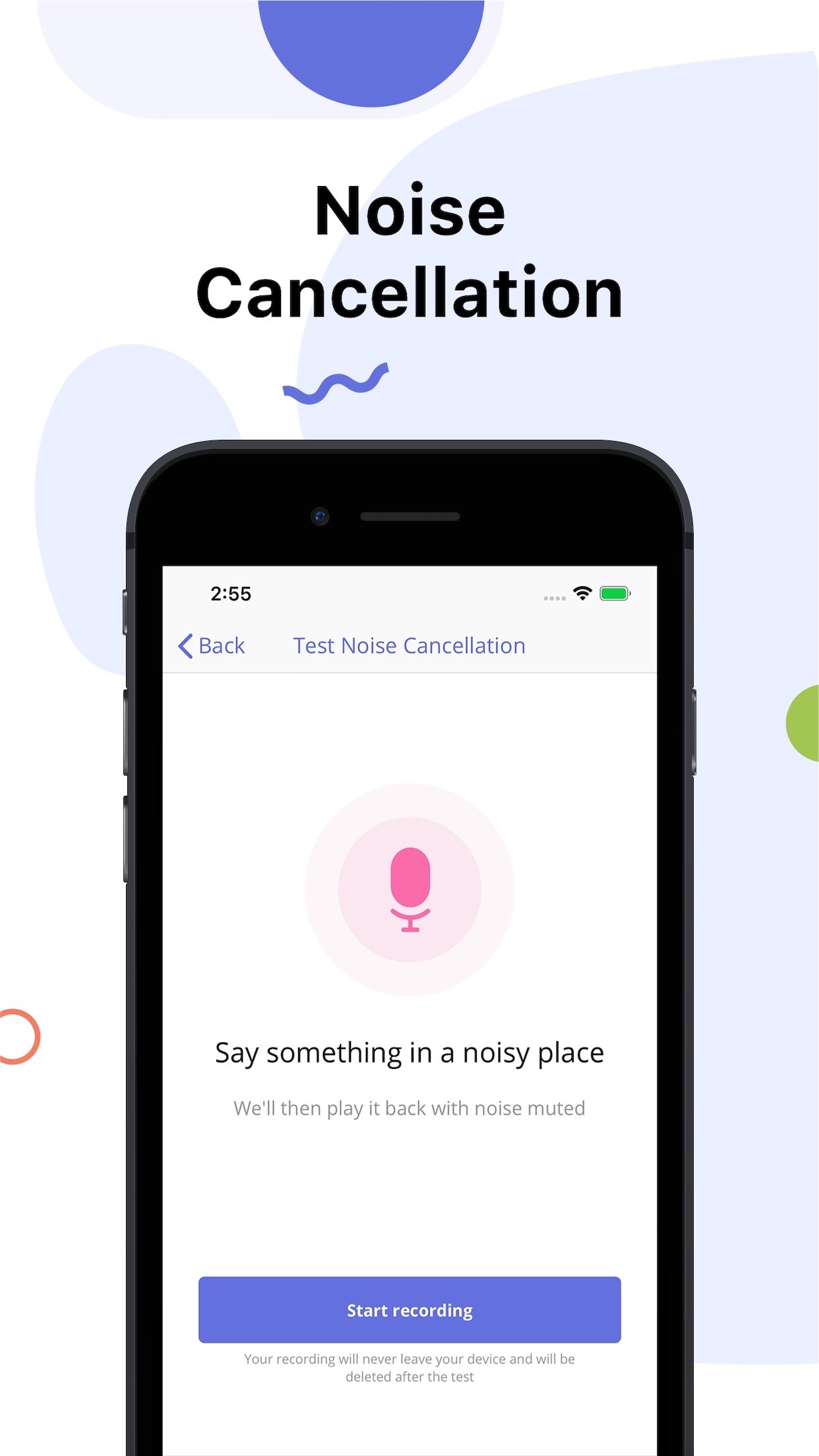 Screenshot do app Krisp: Noise Cancelling Dialer