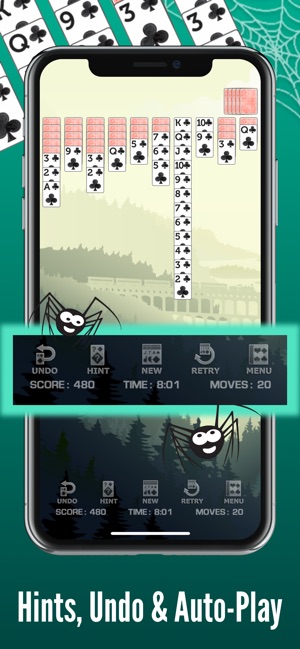 Spider Solitaire 紙牌遊戲(圖5)-速報App