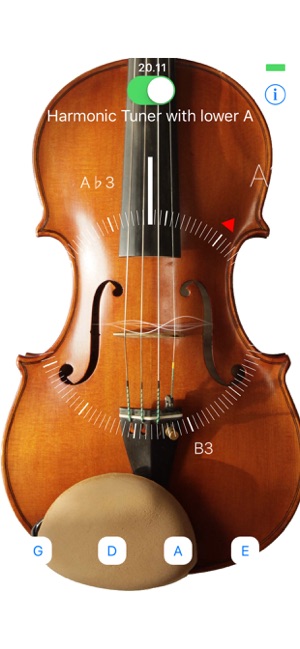 Harmonic Violin Tuner