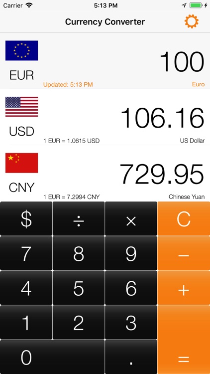 Currency converter: Exchange