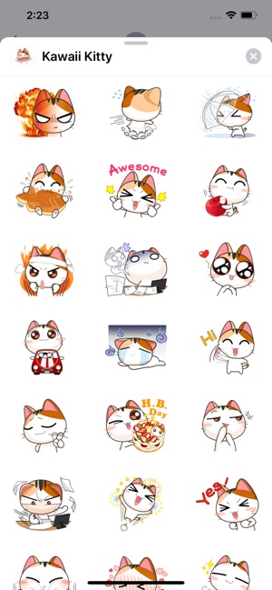 Kawaii Kitty Sticker Pack(圖2)-速報App