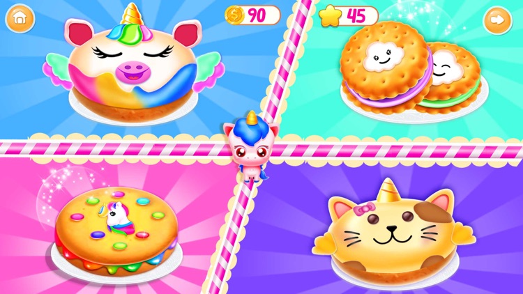 Unicorn Cookie Baking Game screenshot-3