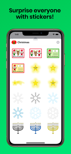 Christmas Holiday for iMessage(圖7)-速報App