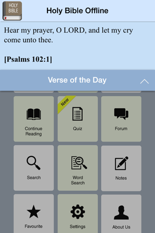Holy Bible Offline for iPhone - náhled