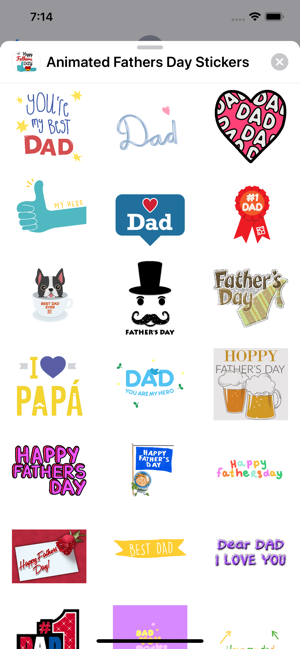 Animated Father's Day Stickers(圖2)-速報App