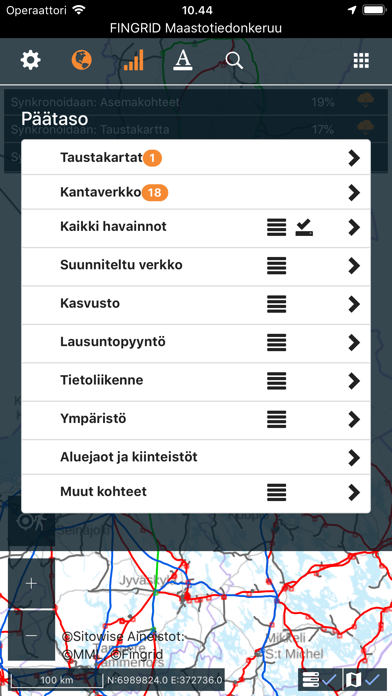 Maastotiedonkeruu screenshot 3