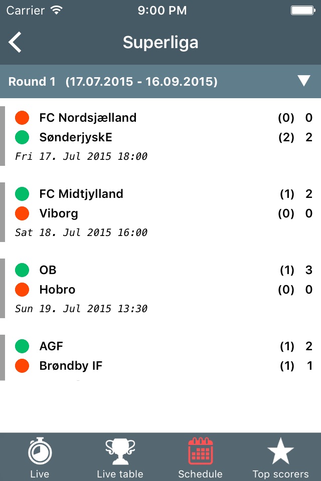 Football Denmark screenshot 2