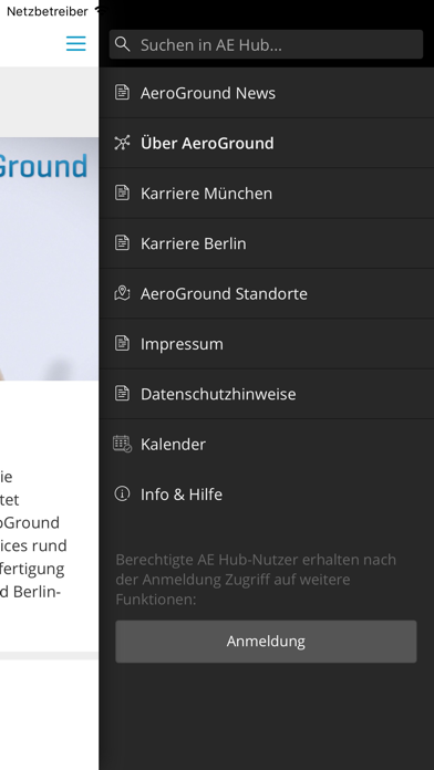 AE Hub - Die AeroGround App screenshot 2