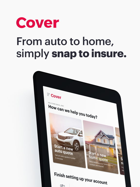 Cover – Insurance quotes for car, home, pet, travel and life screenshot