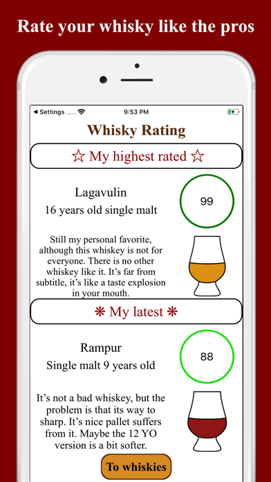 How to cancel & delete Whisky Rating from iphone & ipad 1