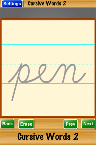 Cursive Words 2 screenshot 3