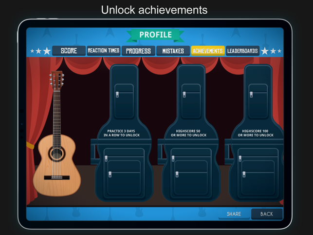 ‎Guitario: Guitar Notes Trainer Screenshot