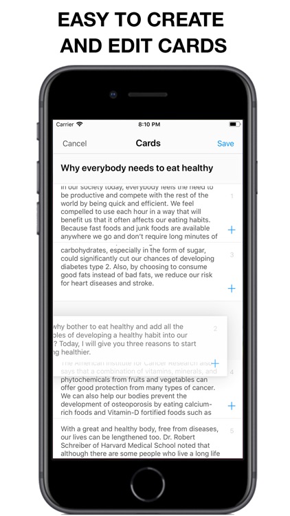 Hintapp - Cue Cards Maker screenshot-3