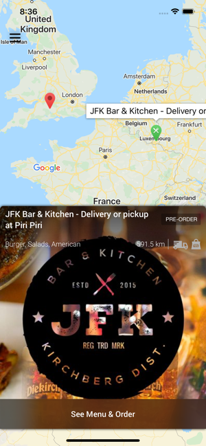 JFK Bar & Kitchen Ondemand(圖2)-速報App