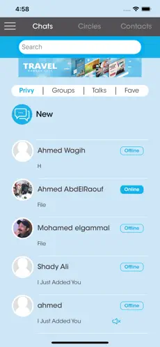 Screenshot 1 ZEN Messenger Lite iphone