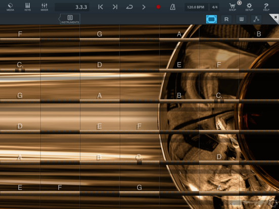 iFretless Sax screenshot