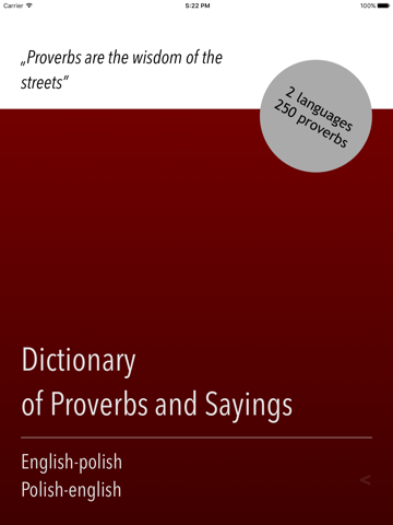 Dictionary of Proverbs - náhled