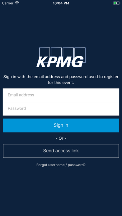 How to cancel & delete KPMG at Davos from iphone & ipad 1