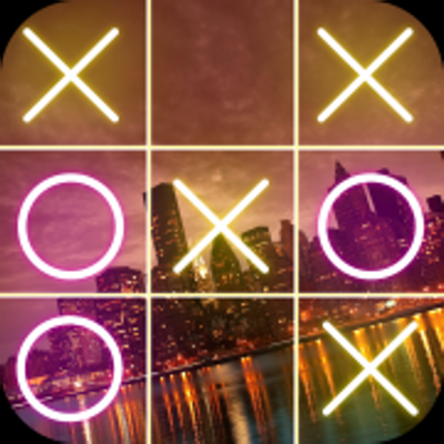 Tic Tac Toe Neon Game