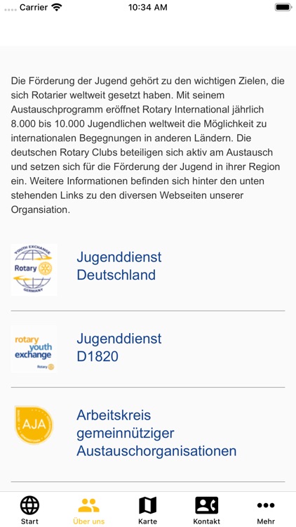 Rotary Jugenddienst D1820 screenshot-6