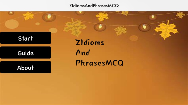 ZIdiomsAndPhrasesMCQ