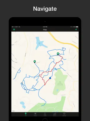 Captura 2 Diverge - Tracker & Trail Maps iphone