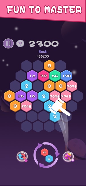 Superhex 2048 elimination game(圖3)-速報App