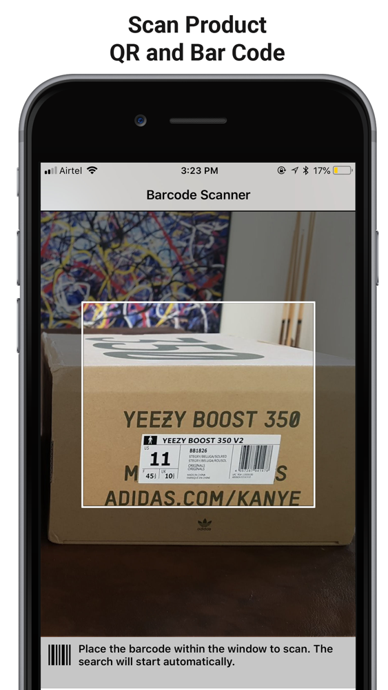 adidas yeezy qr code iphone