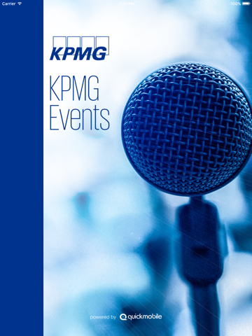 Скриншот из KPMG Events App