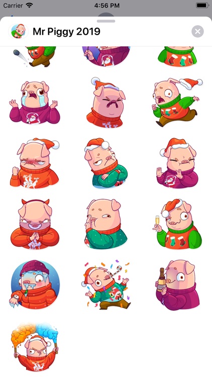 Mr Piggy 2019 Sticker Pack