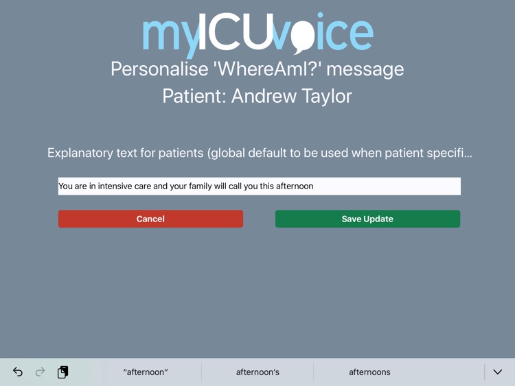 myICUvoice screenshot-6