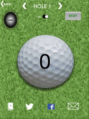 Golf Counter with Swing Sound screenshot 2