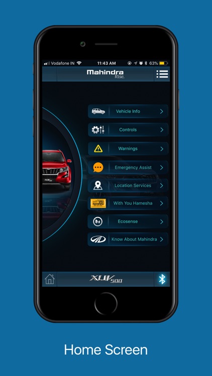 BLUE SENSE APP -NEW AGE XUV500