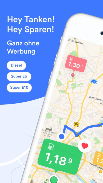 Bertha - Deine Tank-App