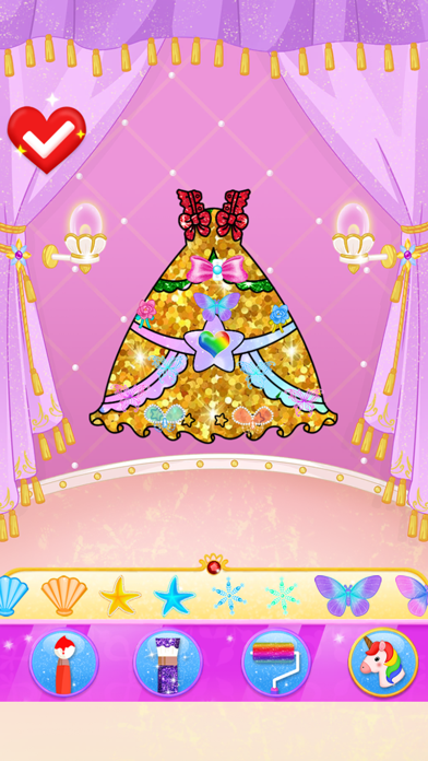Princess Makeup Dress Design screenshot 3