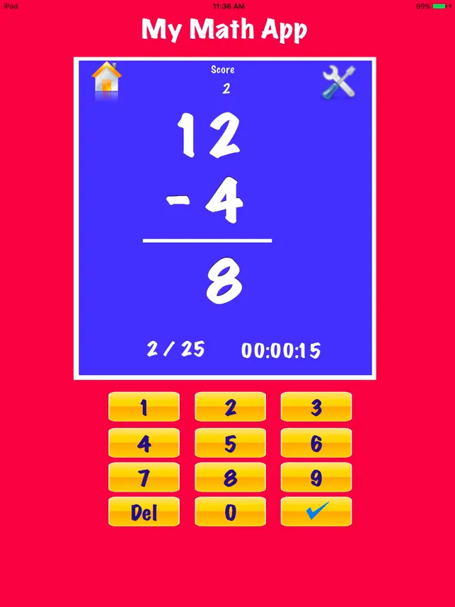 Captura 2 My Math Flash Cards App iphone