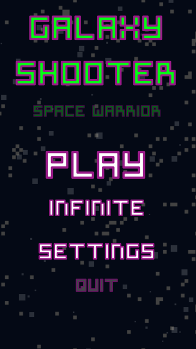 screenshot of Galaxy Shooter Space Warrior 1