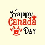 Happy Canada Day Stickers