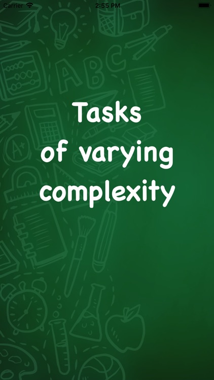 Tasks of varying complexity