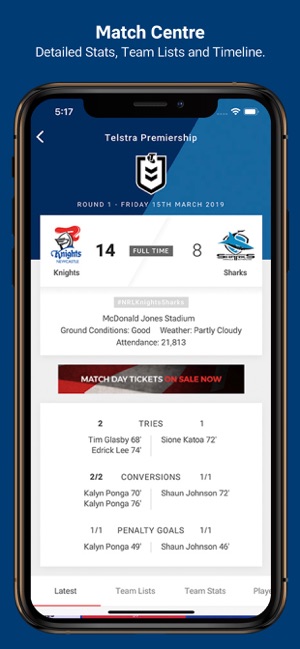 Newcastle Knights(圖2)-速報App