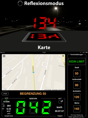 Speedometer 55 Start. GPS Box. screenshot 2